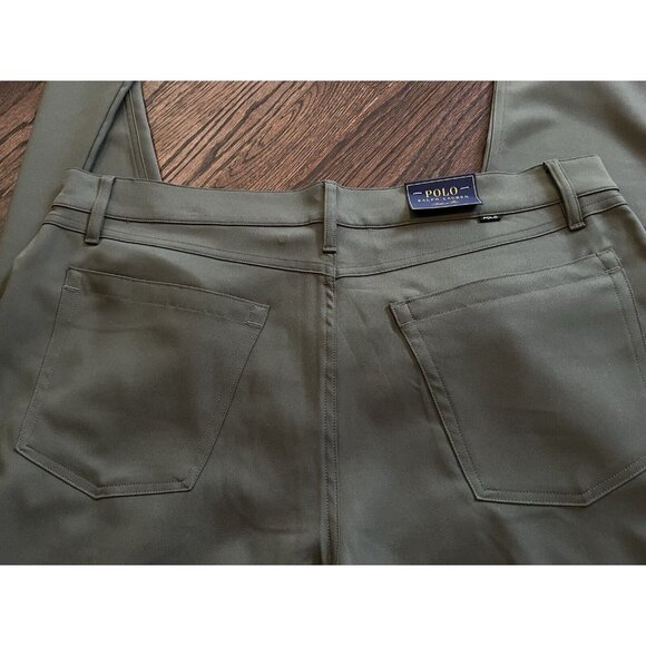 NWT Ralph Lauren Polo Stretch Active Fit Performance Pant Green Sz 38 x 32 $148 - Picture 8 of 10